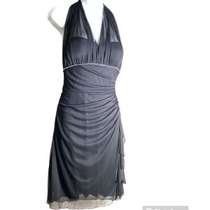 Blondie Nites Y2K elegant black formal dress size 7